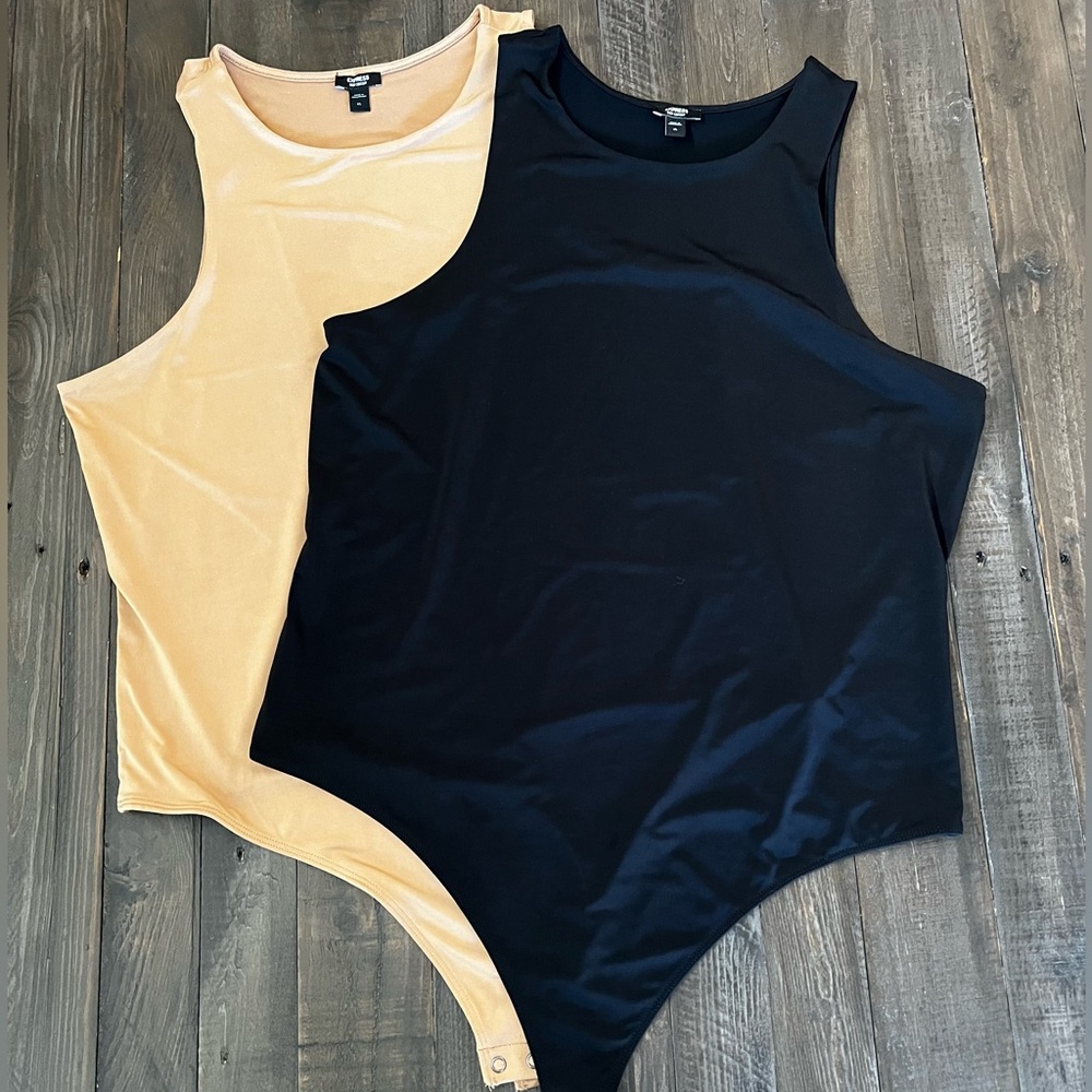 Pair of EXPRESS Body Contour body suits new without tags